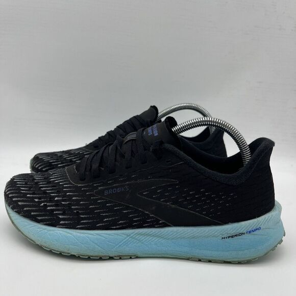 Brooks Womens Hyperion Tempo 1203281B082 Black Running Shoes Sneakers Size 9.5 B - Picture 8 of 16